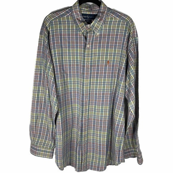 Ralph Lauren Blake Men's Cotton Long Sleeve Button Sz L - Picture 3 of 5